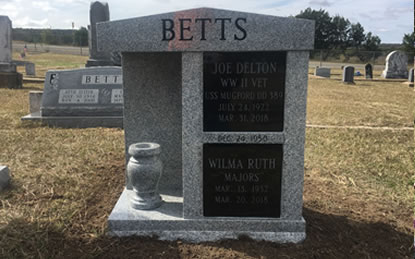 Headstone, Cemetery Marker, Engraving, Cemetery Monuments / kempnermonuments.com