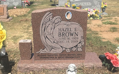 Headstone, Cemetery Marker, Engraving, Cemetery Monuments / kempnermonuments.com