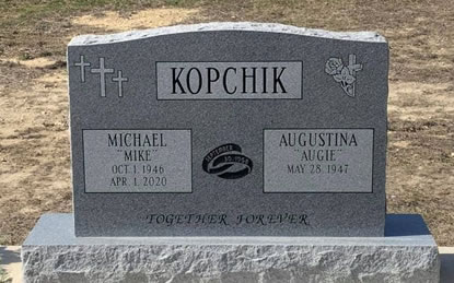 Headstone, Cemetery Marker, Engraving, Cemetery Monuments / kempnermonuments.com